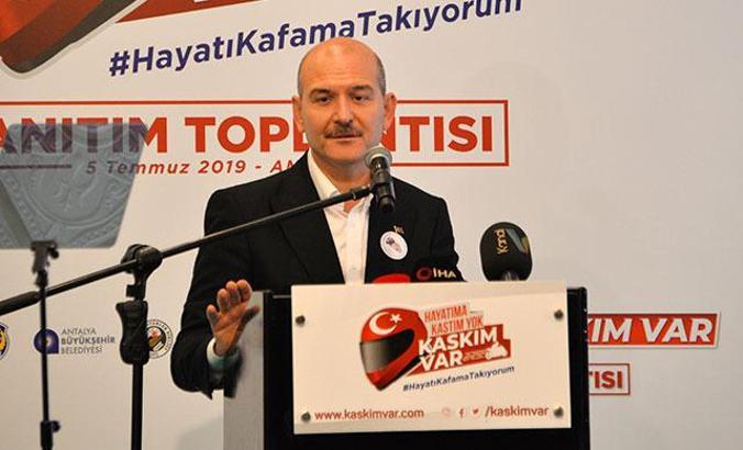 Bakan Soylu, 'Hayatıma Kastım yok, Kaskım Var' projesini başlattı
