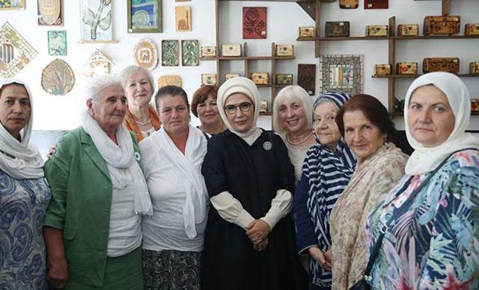 Emine Erdoğan, TİKA Saraybosna Mjedenica Özel Eğitim ve Terbiye Kamu Kurumu’nun açılışını yaptı