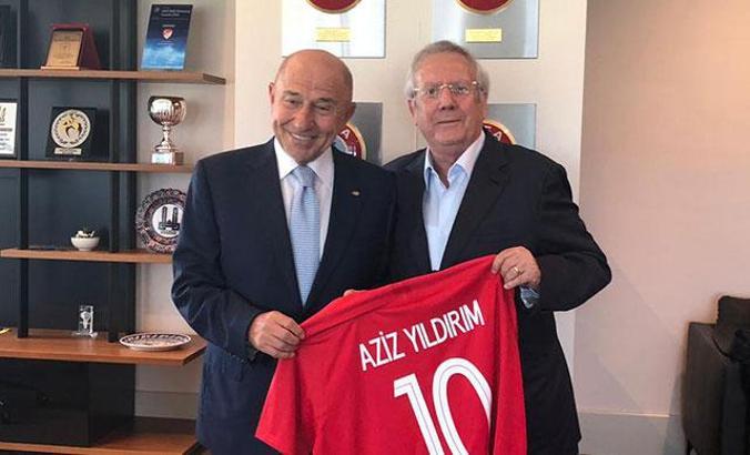 Aziz Yıldırım'dan Nihat Özdemir'e ziyaret