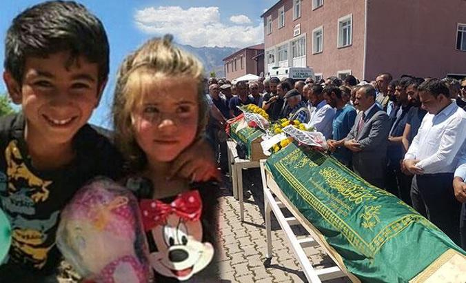PKK patlayıcısıyla ölen Ayaz ve Nupelda kardeşler, toprağa verildi