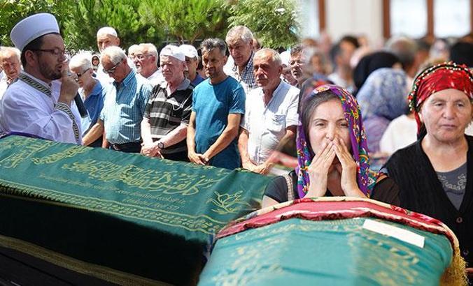 Otobüs faciasında ölenler toprağa verildi