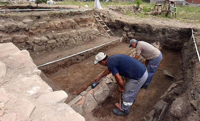 Bursa'da arkeopark kazılarında sona gelindi