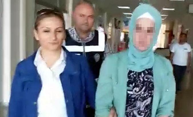 Hamile gibi davrandı, karnına sarılı 1 kilo eroin ele geçti