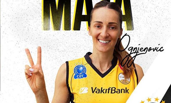 Maja Ognjenovic VakıfBank'ta