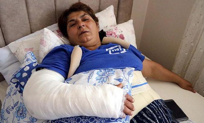 Kayınbiraderinin baltalı saldırısında yaralanan kadın, evine gidemiyor
