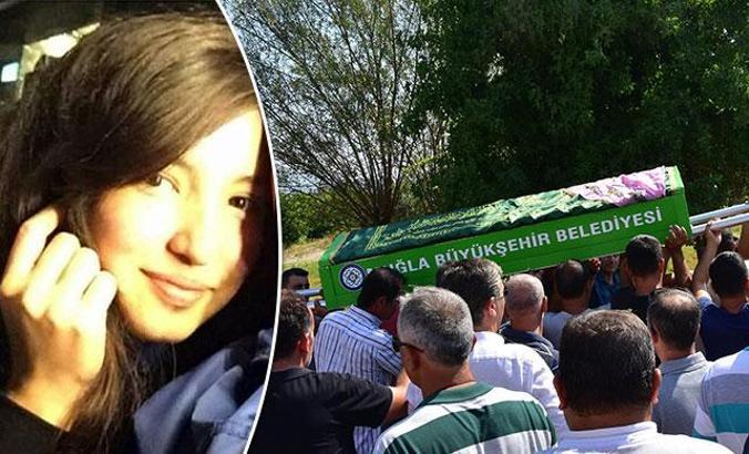 Serviste ölen öğrenci Ayşe Korkut, toprağa verildi