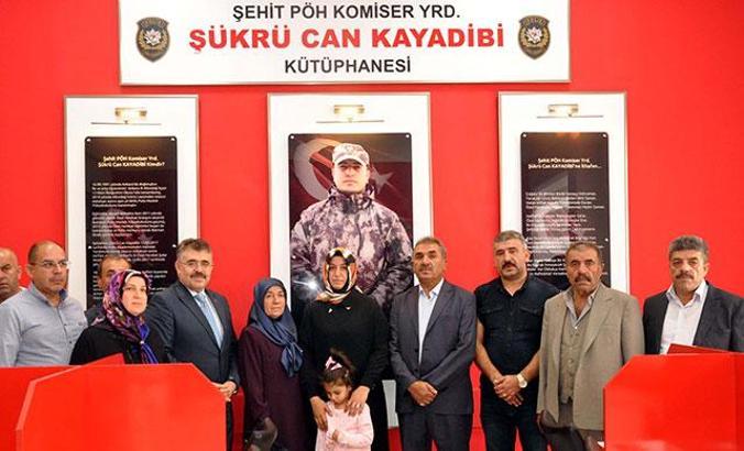 Şehit özel harekat polisinin adı, kütüphanede yaşayacak