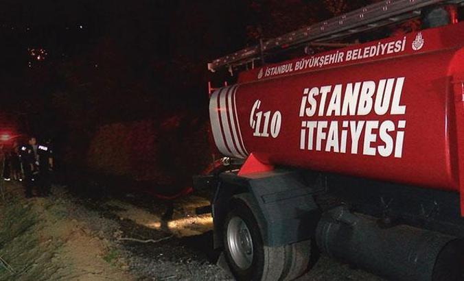 Beykoz'da orman yangını