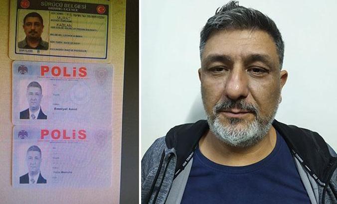 10 yıldır aranan hükümlü sahte polis kimliğiyle yakalandı