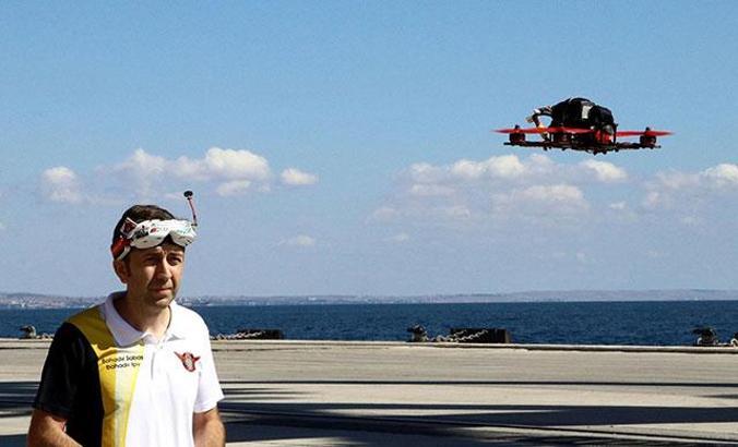 Tekirdağ'da 'drone' şov