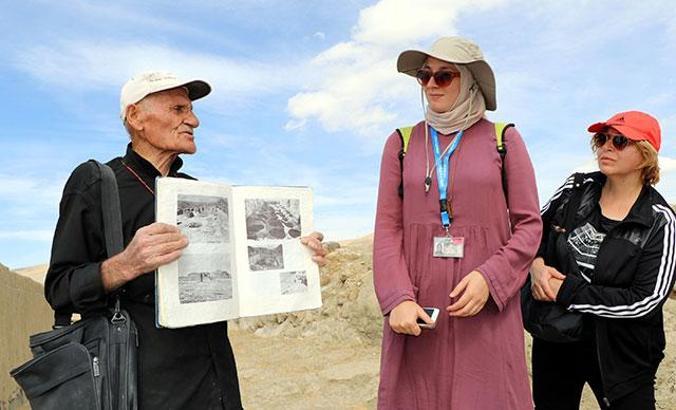 Urartuca bilen kale bekçisi 57 yıldır görevde