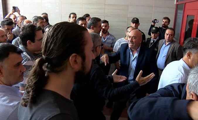 Tekstilkent esnafından aidat ve otopark ücreti eylemi