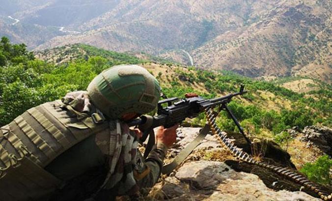 Kış üslenmesi hazırlığındaki PKK'lı teröristlere operasyon