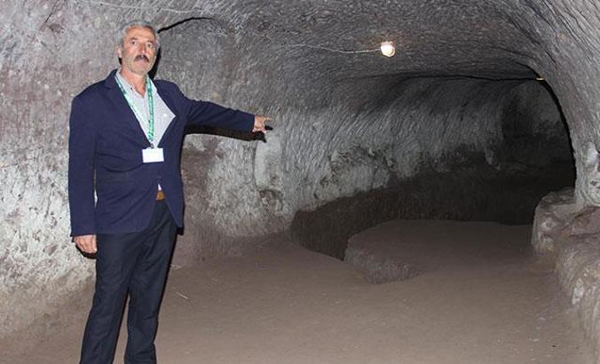 Ağırnas yeraltı şehrine yoğun ilgi