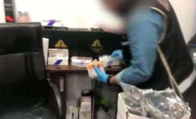 Maltepe'de kaçak tütün operasyonu