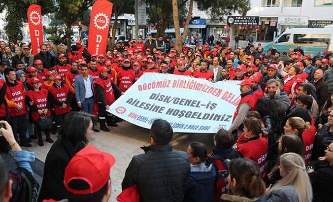 DİSK ile Belediye İş arasında üye kavgası