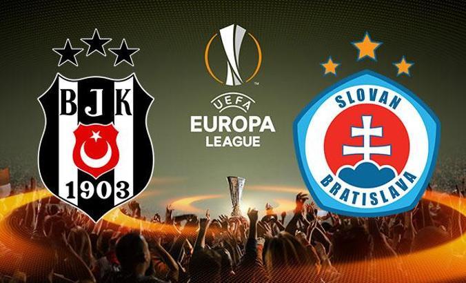 Beşiktaş - Slovan Bratislava maçı ilk 11'leri belli oldu