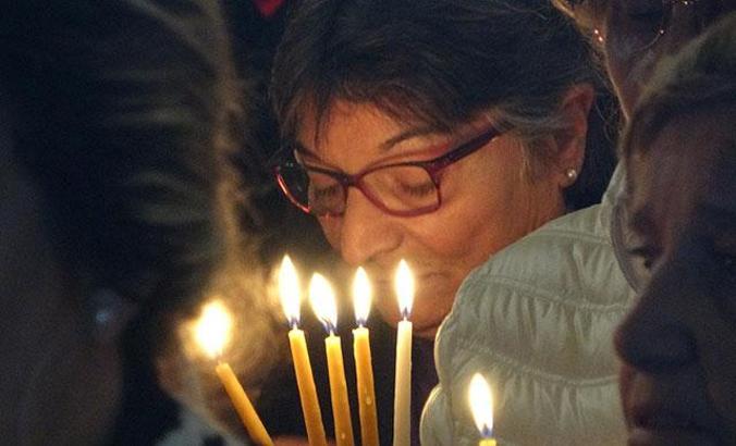 İzmit'te, Azize Santa Barbara ayinle anıldı