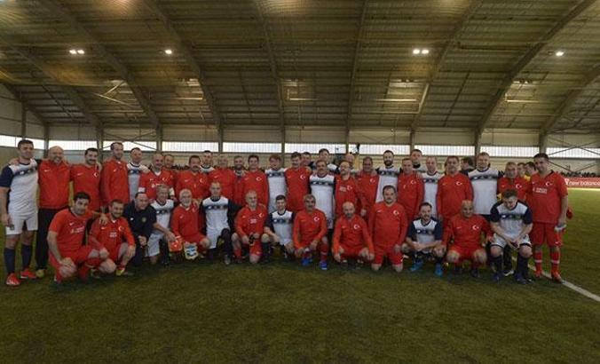 Türk ve Ukraynalı milletvekillerinden dostluk maçı