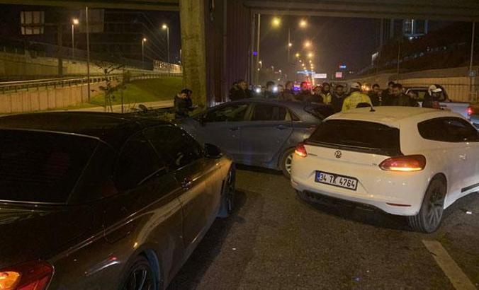 Şile Otoyolu'nda zincirleme kaza: 2 yaralı