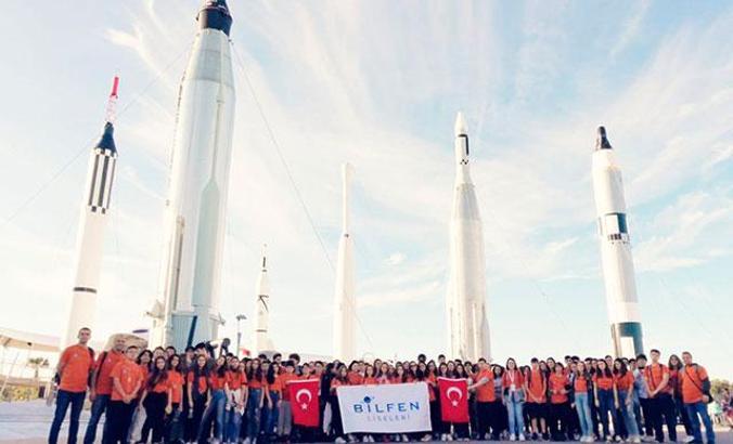 Bilfen Gaziantep öğrencileri NASA'da