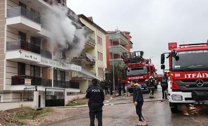 Denizli'de doğal gaz kaynaklı patlama: 6 yaralı