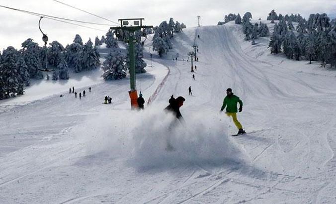 Salda Kayak Merkezi'nde sezon açıldı