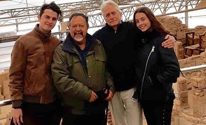 Dünyaca ünlü çift ve çocukları, Efes Antik Kenti'ni gezdi