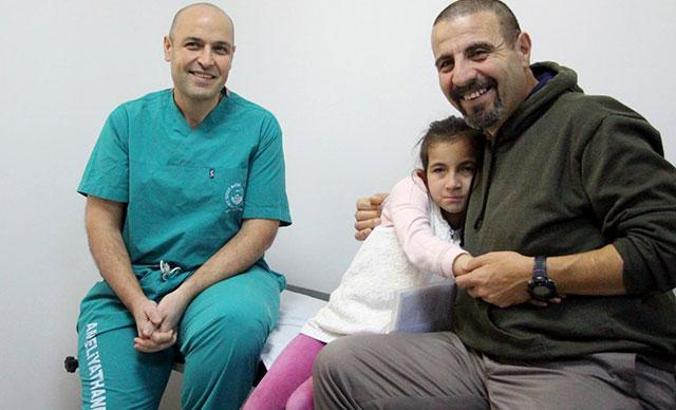 Sudenaz, koruyucu babası sayesinde sağlığına kavuştu