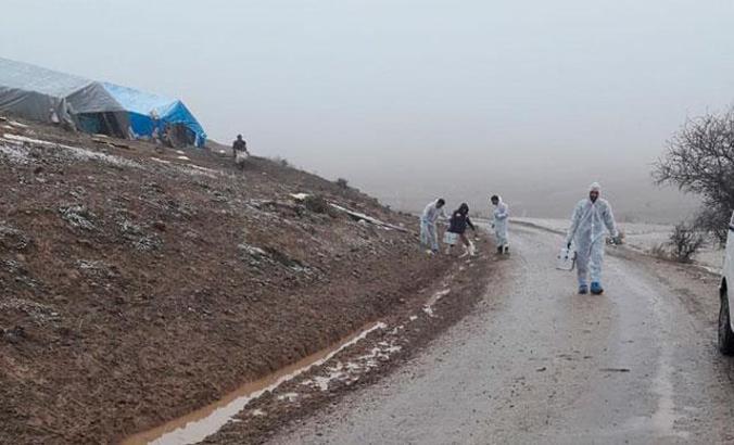 240 küçükbaş telef oldu, köy karantinaya alındı
