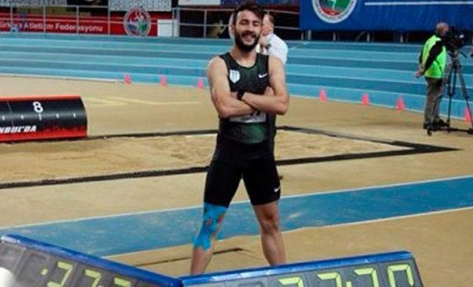 Milli atlet Batuhan Altınbaş, Ramil’in 300 metre rekorunu kırdı