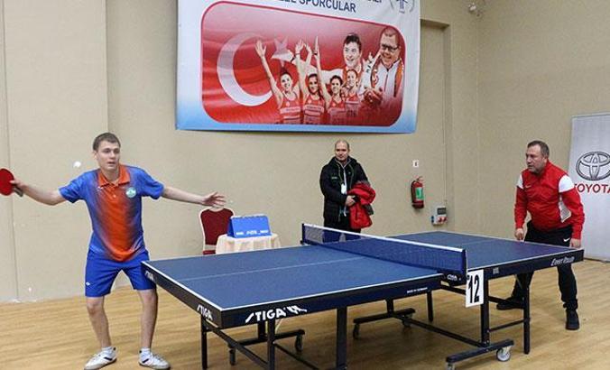 Özel Sporcular Masa Tenisi Şampiyonası başladı