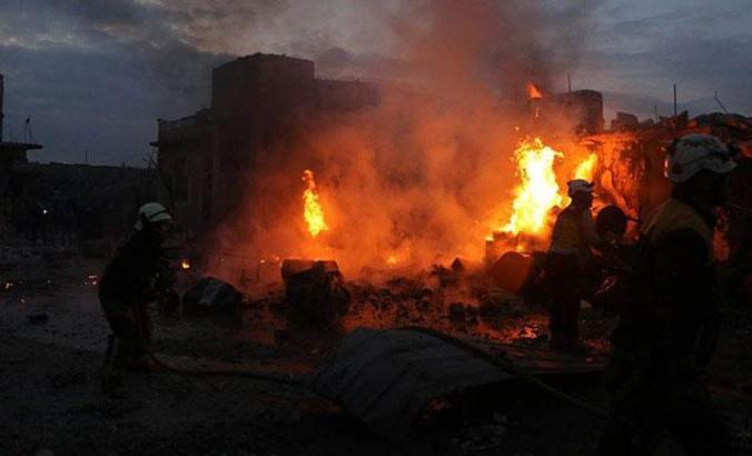 Rejim güçleri Halep’in batısında yerleşim alanlarını vurdu: 9 öldü