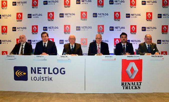 Renault Netlog Lojistik'e 150 adet çekici teslim etti