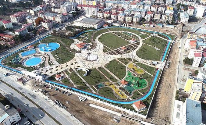 Sivas'ta yapılan Anadolu'nun en büyük 'millet bahçesi' açılışa hazır