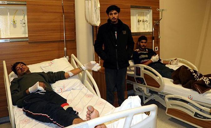 Donmak üzere bulunan kaçaklar, Pakistan'dan 15 günde gelmiş