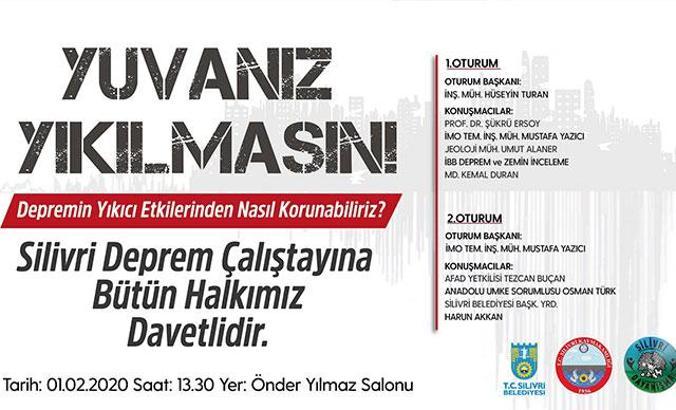 Silivri’de deprem çalıştayı düzenlenecek