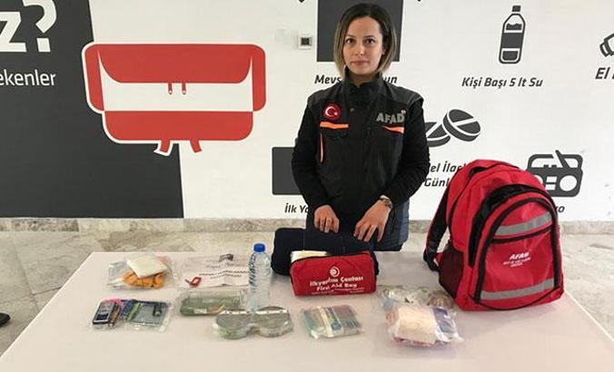 AFAD eğitmeninden 'Afet ve Acil Durum Çantası' uyarısı