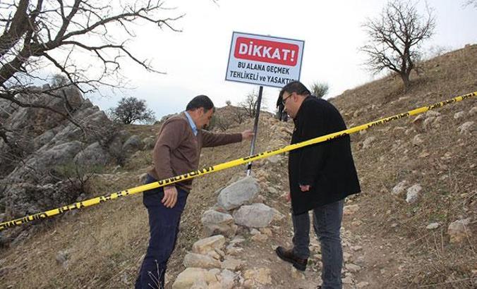 Deprem nedeniyle hasar oluşan Arsemia Ören Yeri kapatıldı