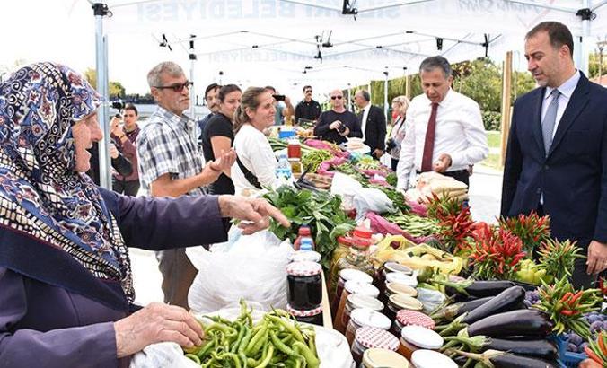 Silivri Köy Pazarı projesiyle organik ürünler direk halkla buluşuyor
