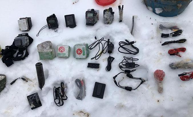 Bitlis'te, PKK'ya ait 200 elektrikli fünye ele geçirildi