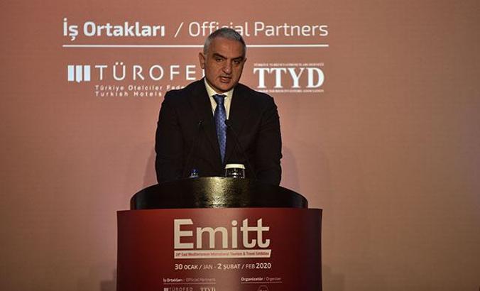 Bakan Ersoy: 2020'de ise 58 milyon turist 40 milyar dolardan fazla gelir hedefliyoruz