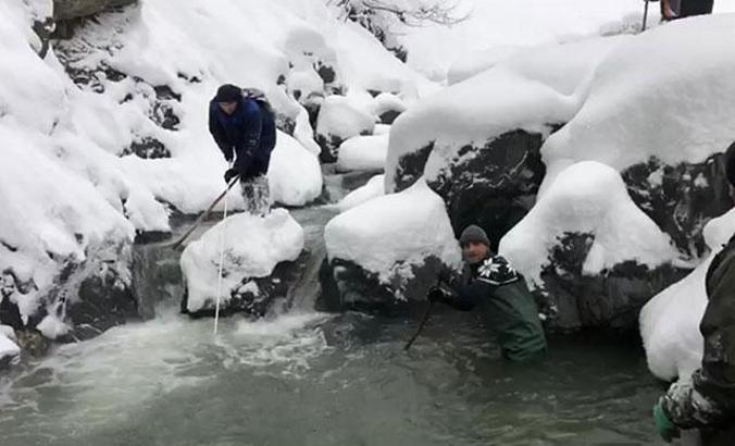 Kayıp iş makinesi operatörünü arama çalışmaları 7'nci günde