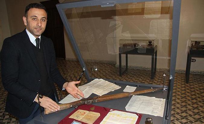 Milli mücadele kahramanının eşyaları, müzede sergileniyor