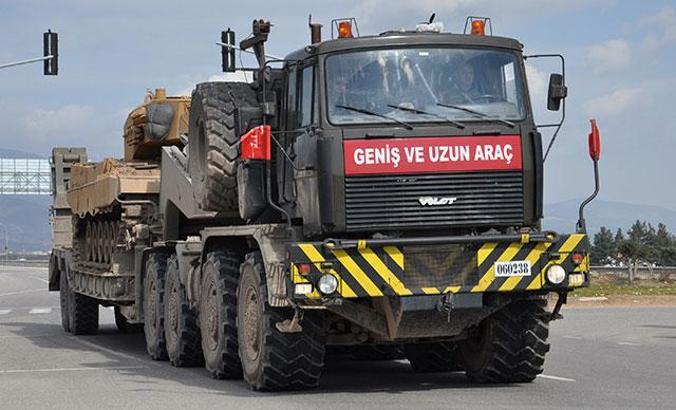 Suriye'ye tank sevkiyatı