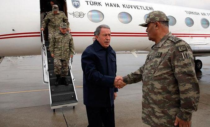 Bakan Akar ve komutanlar, Suriye sınırında