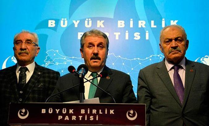 Destici: Devletimize şartsız koşulsuz destek vereceğiz