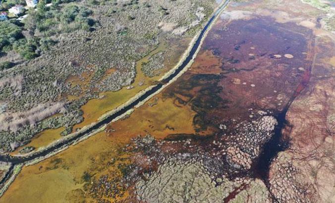 Bodrum'daki 'Akdeniz Gölü' yok olmaya başladı
