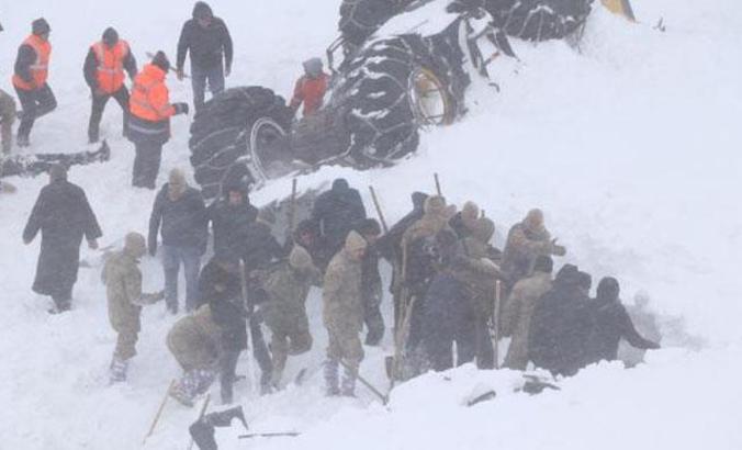 Van'da, çığ faciası bölgesinde 39 gün sonra itfaiyecinin cesedi bulundu