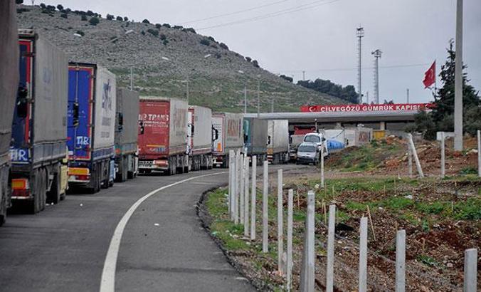 Cilvegözü’nde TIR yoğunluğu